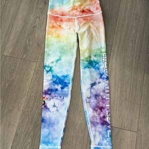 WITH Peloton Multicolor Tie-Dye Leggings